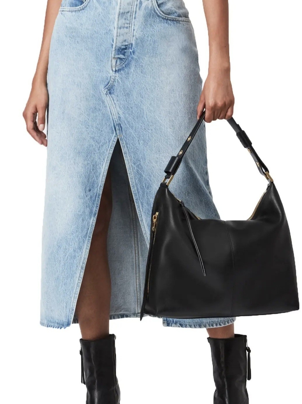 The AllSaints Lawrence Convertible Leather Backpack